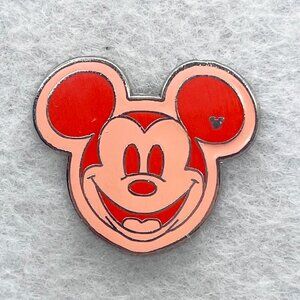 🔮 5/$25 Disney‎ Red/Orange Mickey Mouse Pin